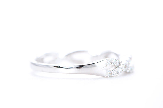 Woven Diamond Ring