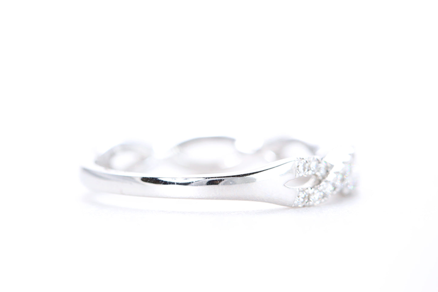 Woven Diamond Ring