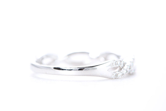 Woven Diamond Ring
