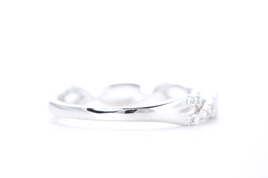 Woven Diamond Ring