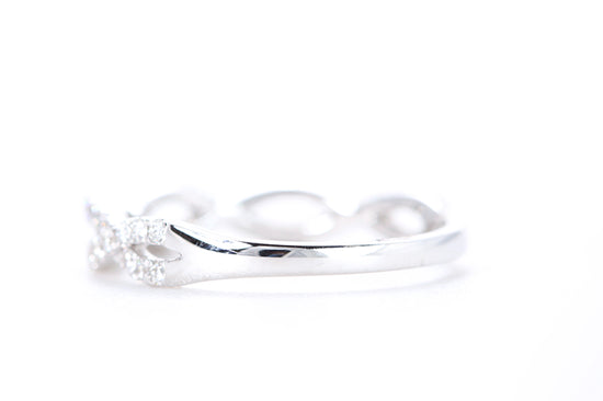 Woven Diamond Ring