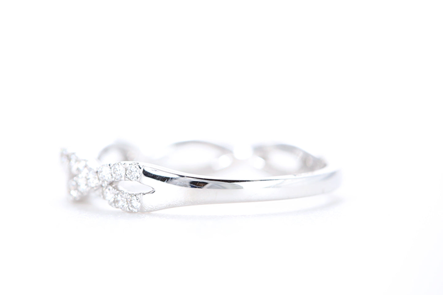 Woven Diamond Ring