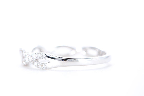 Woven Diamond Ring