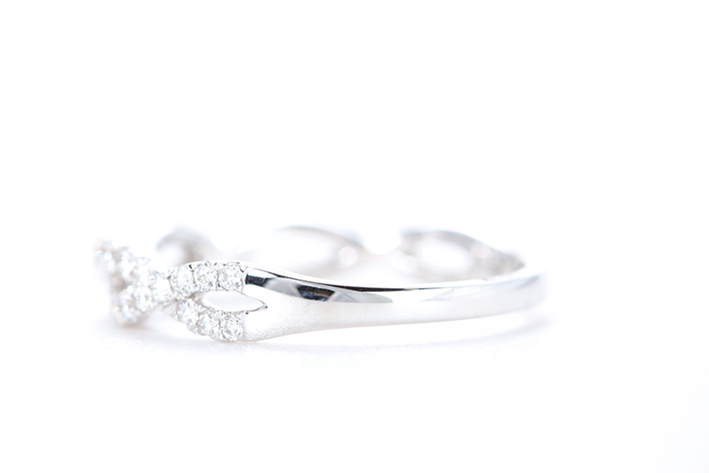 Woven Diamond Ring
