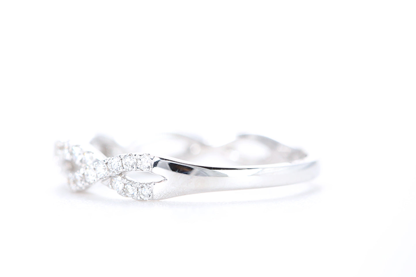 Woven Diamond Ring