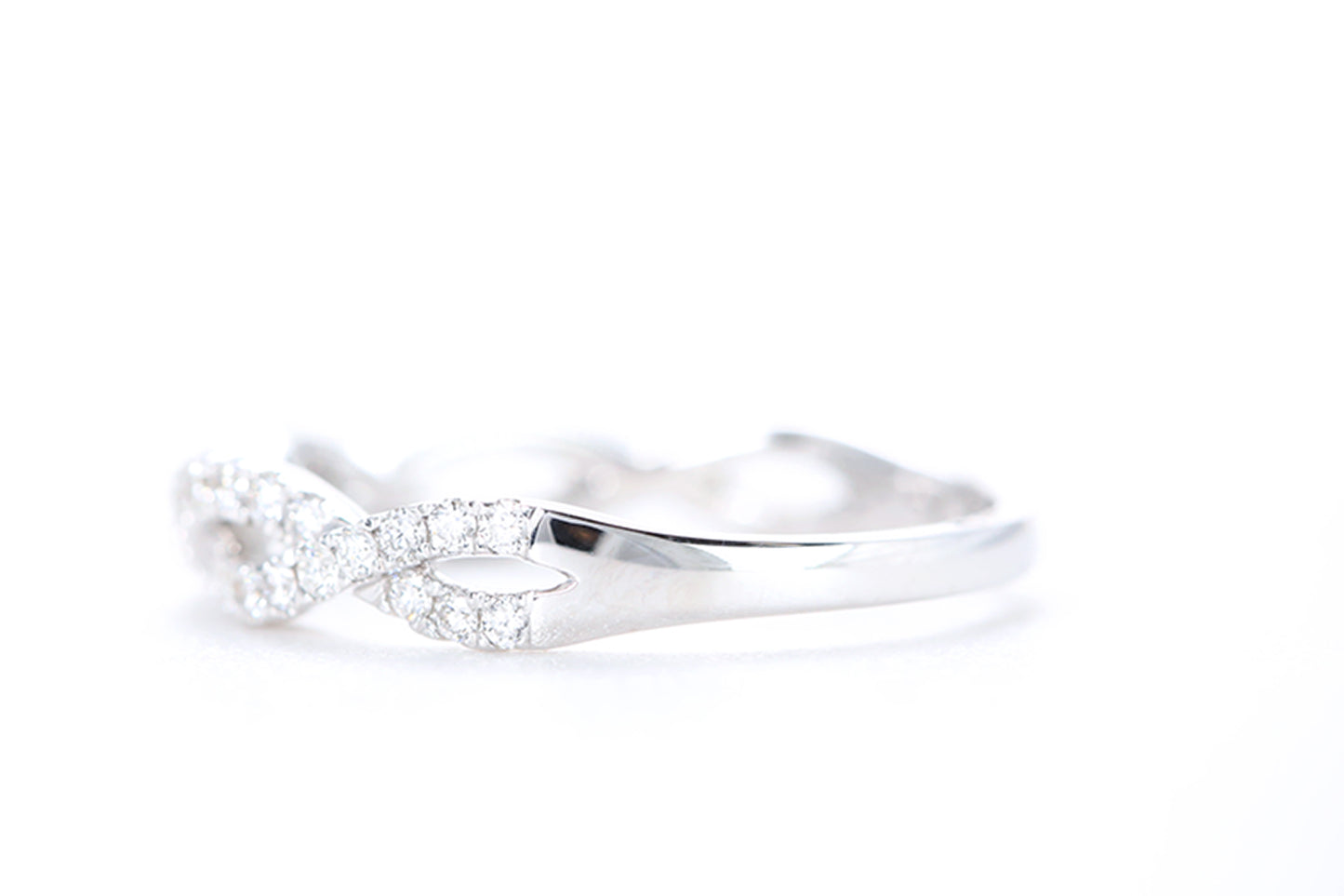 Woven Diamond Ring