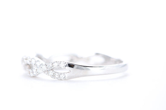 Woven Diamond Ring