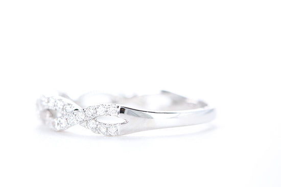 Woven Diamond Ring