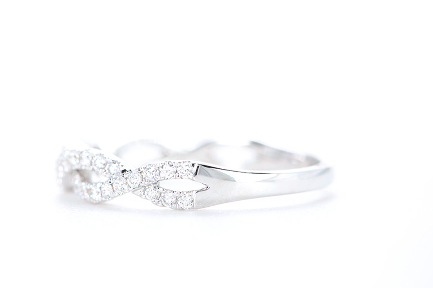 Woven Diamond Ring
