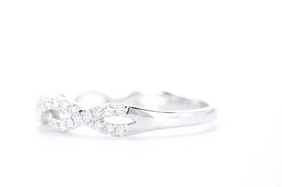 Woven Diamond Ring
