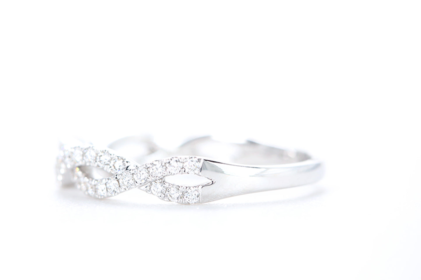 Woven Diamond Ring