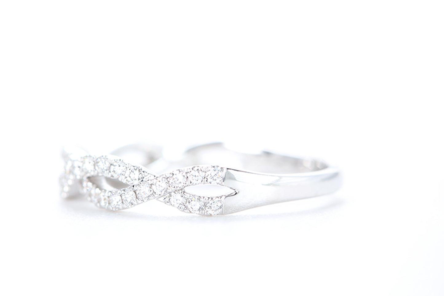 Woven Diamond Ring