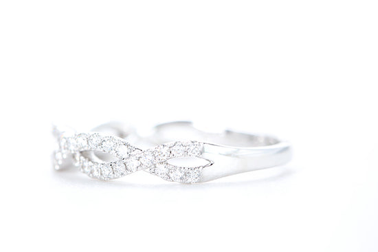 Woven Diamond Ring