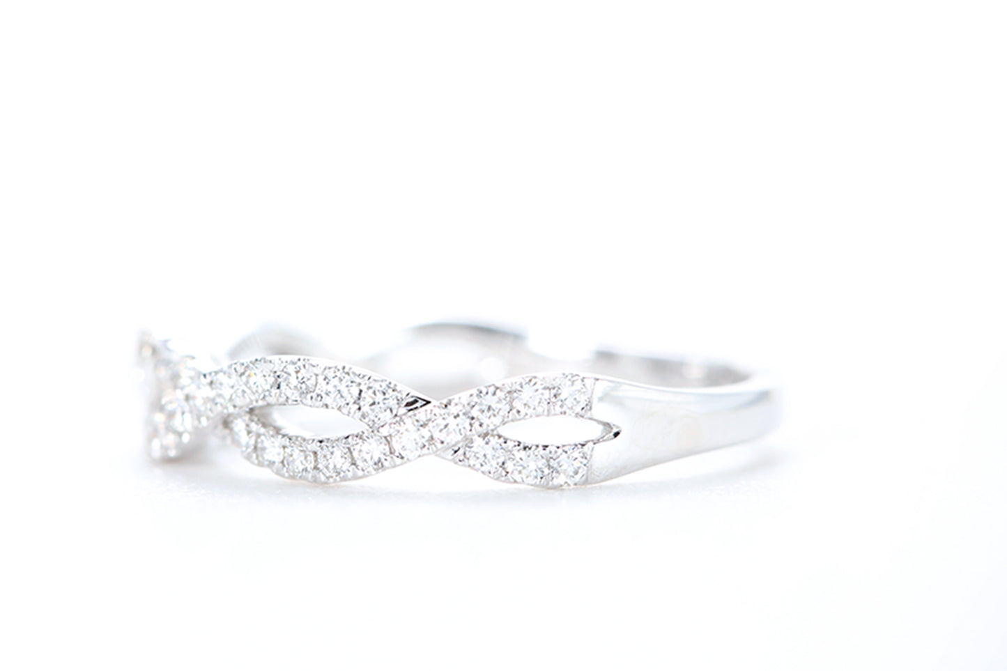 Woven Diamond Ring