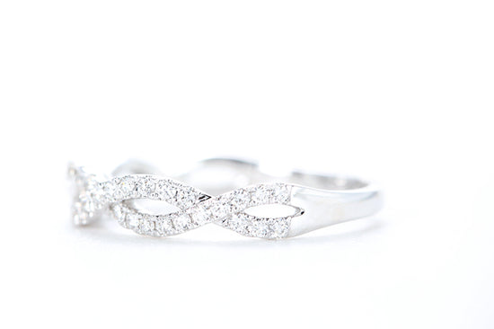Woven Diamond Ring