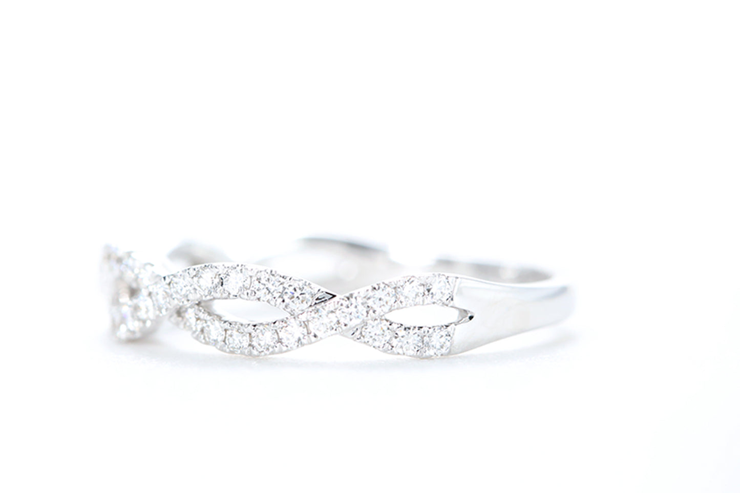 Woven Diamond Ring