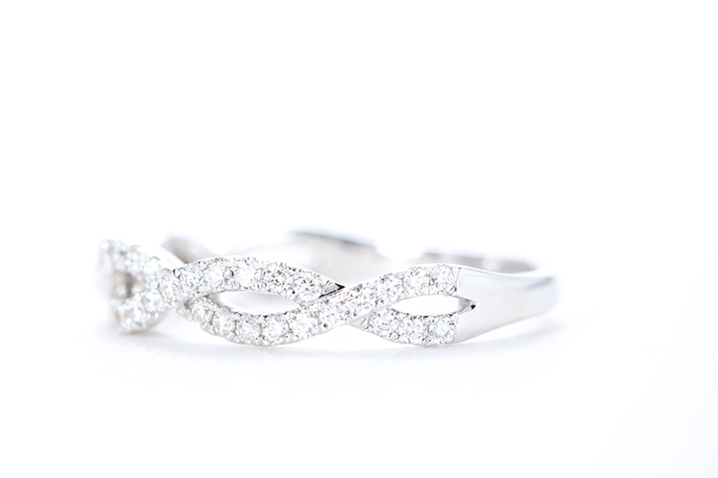 Woven Diamond Ring