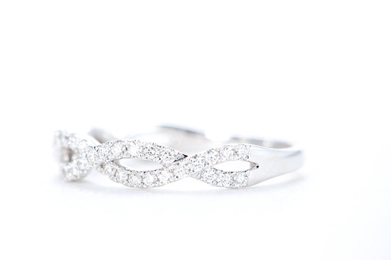 Woven Diamond Ring