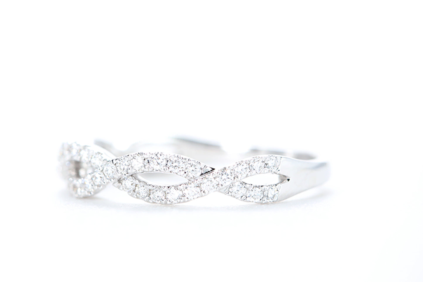 Woven Diamond Ring