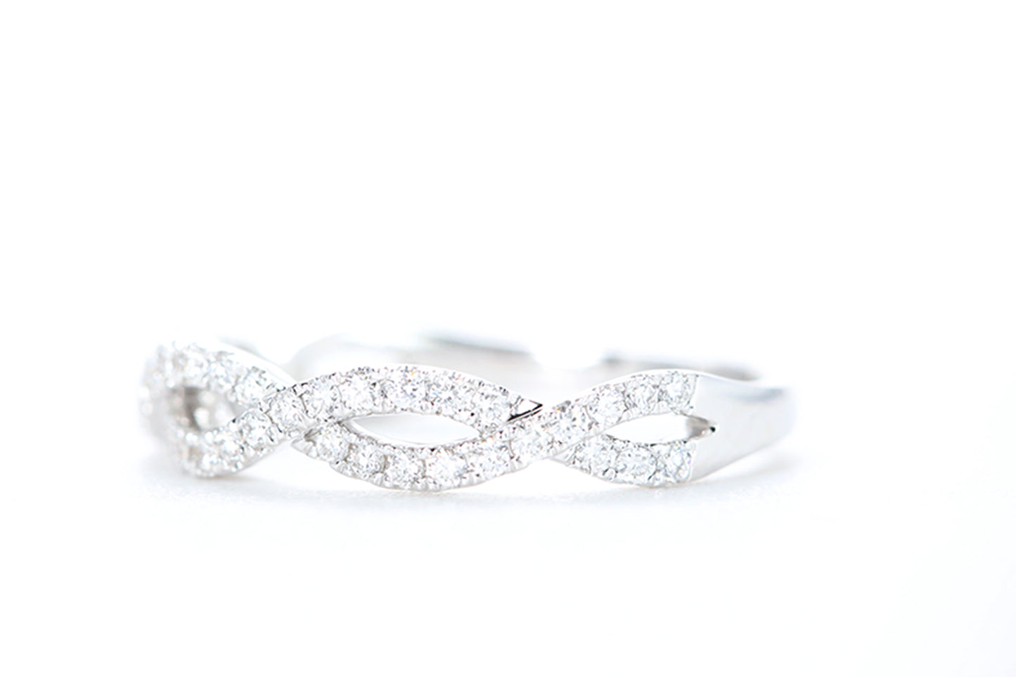 Woven Diamond Ring