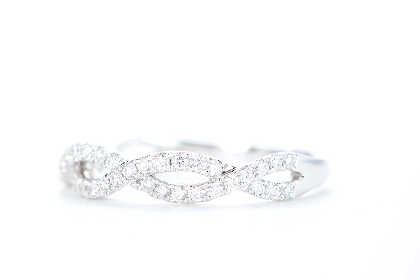Woven Diamond Ring