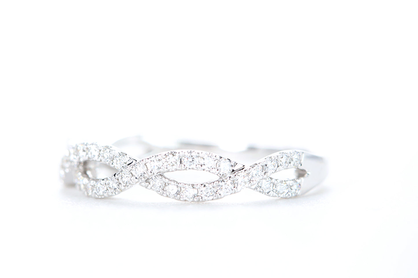 Woven Diamond Ring