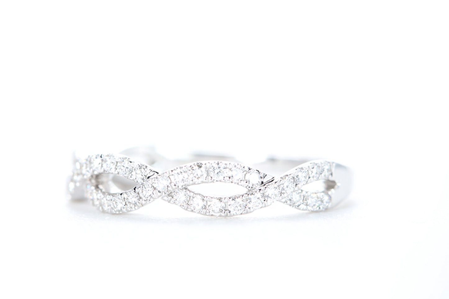 Woven Diamond Ring