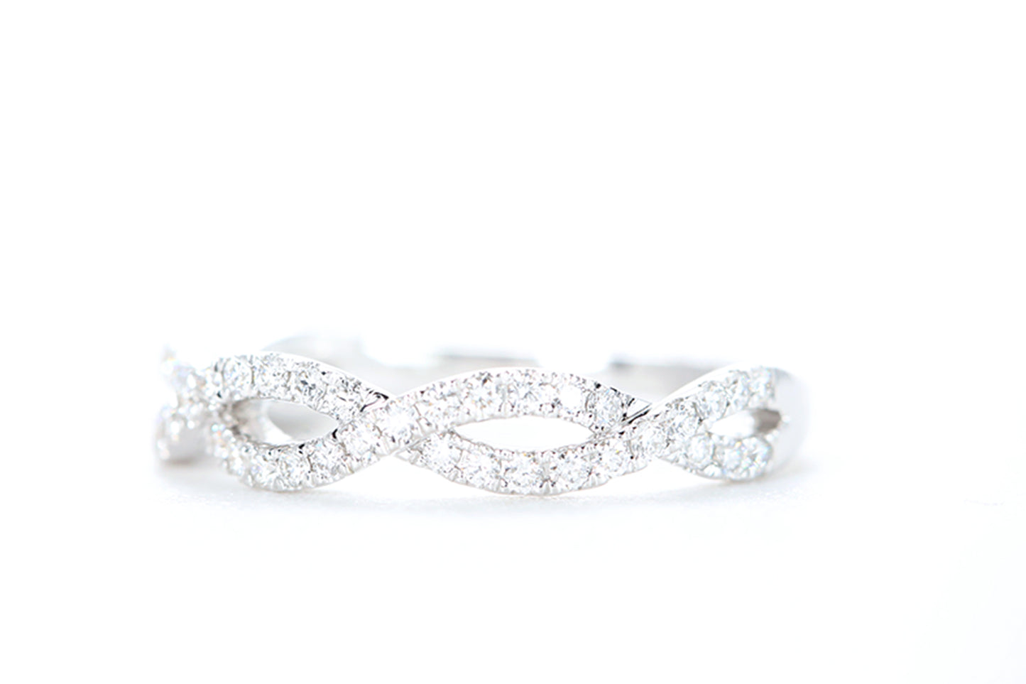 Woven Diamond Ring