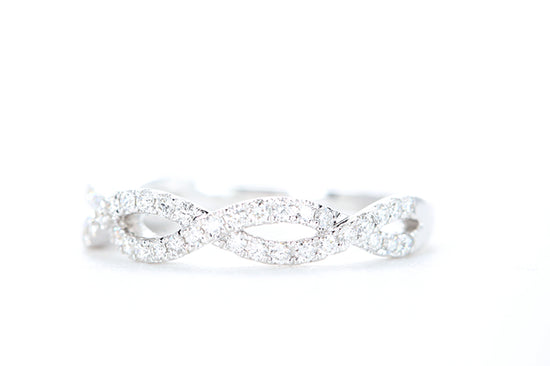 Woven Diamond Ring