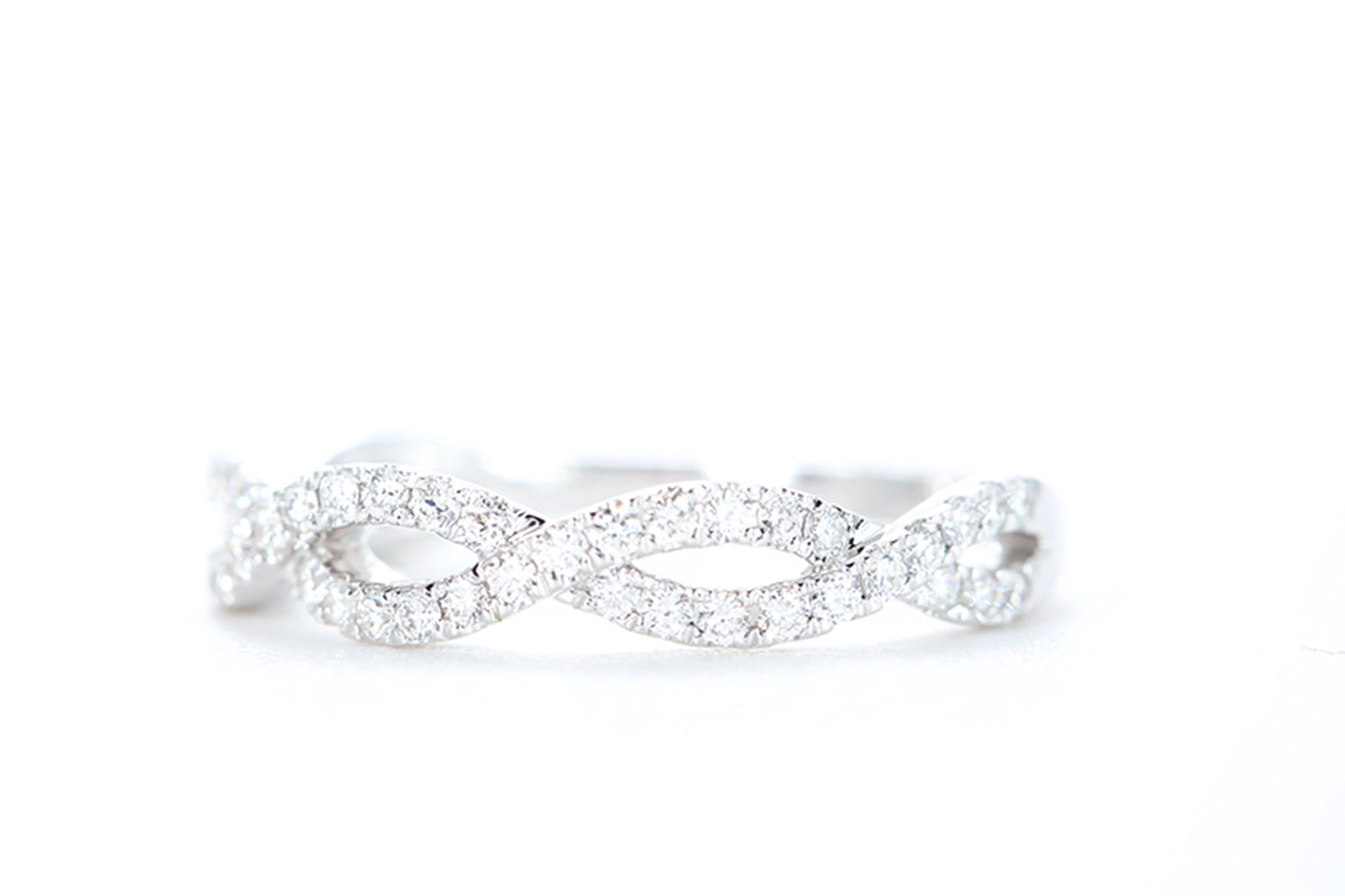 Woven Diamond Ring