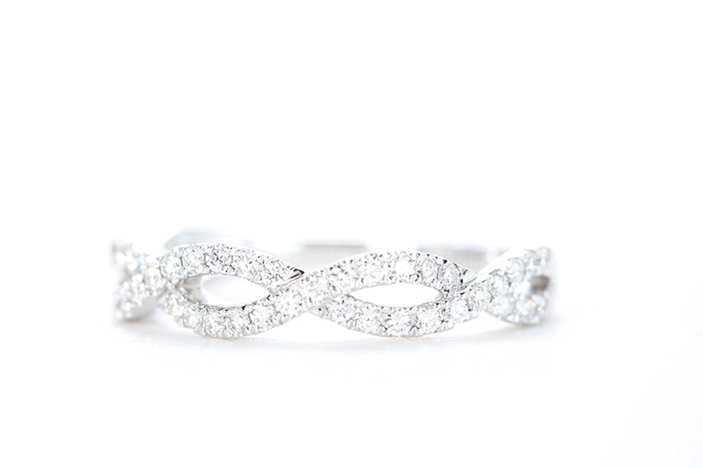 Woven Diamond Ring