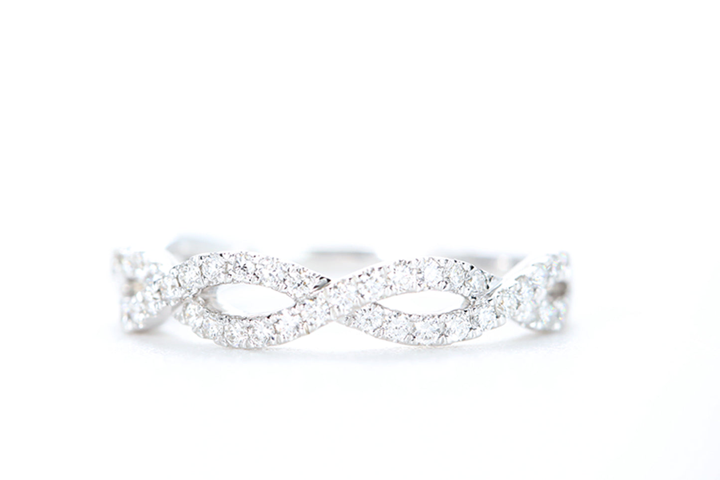 Woven Diamond Ring