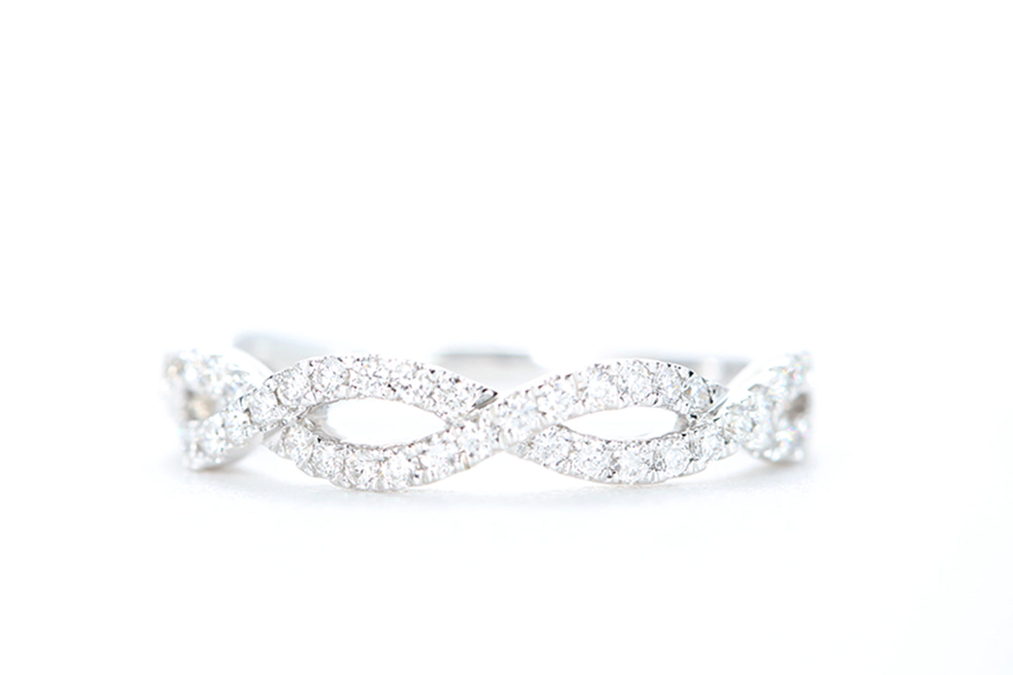 Woven Diamond Ring