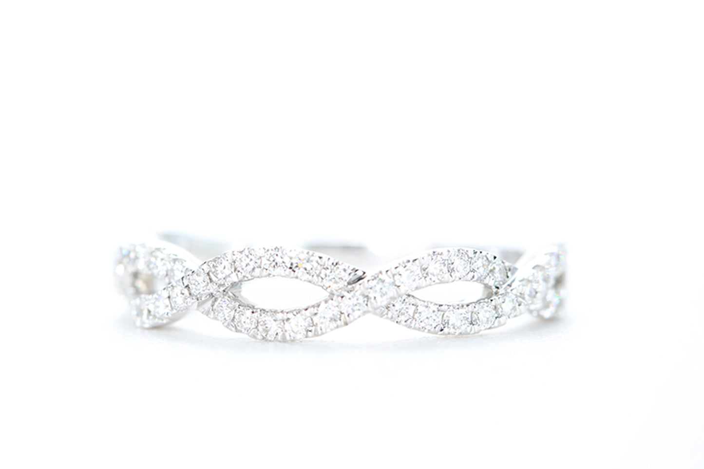 Woven Diamond Ring