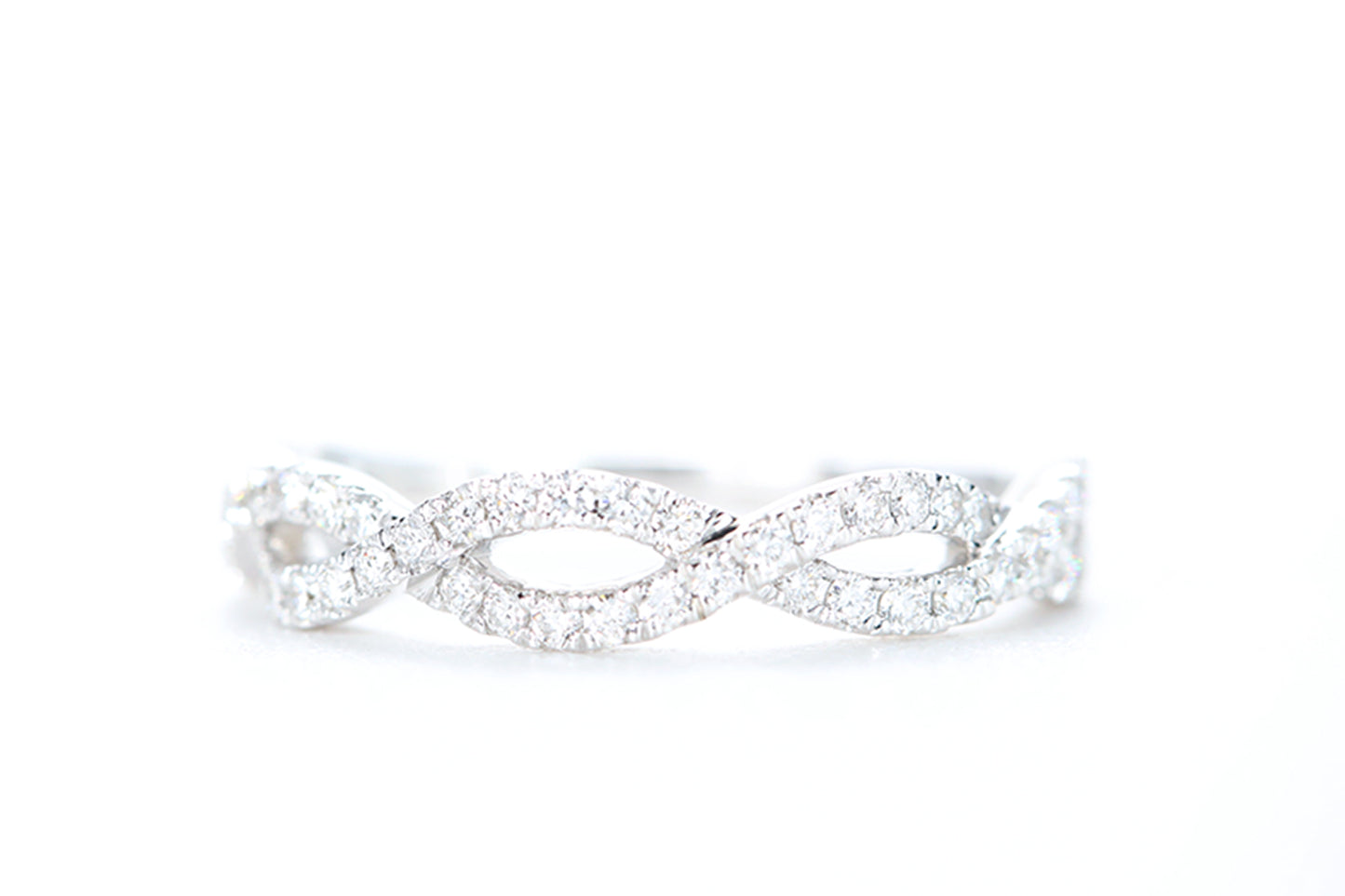 Woven Diamond Ring