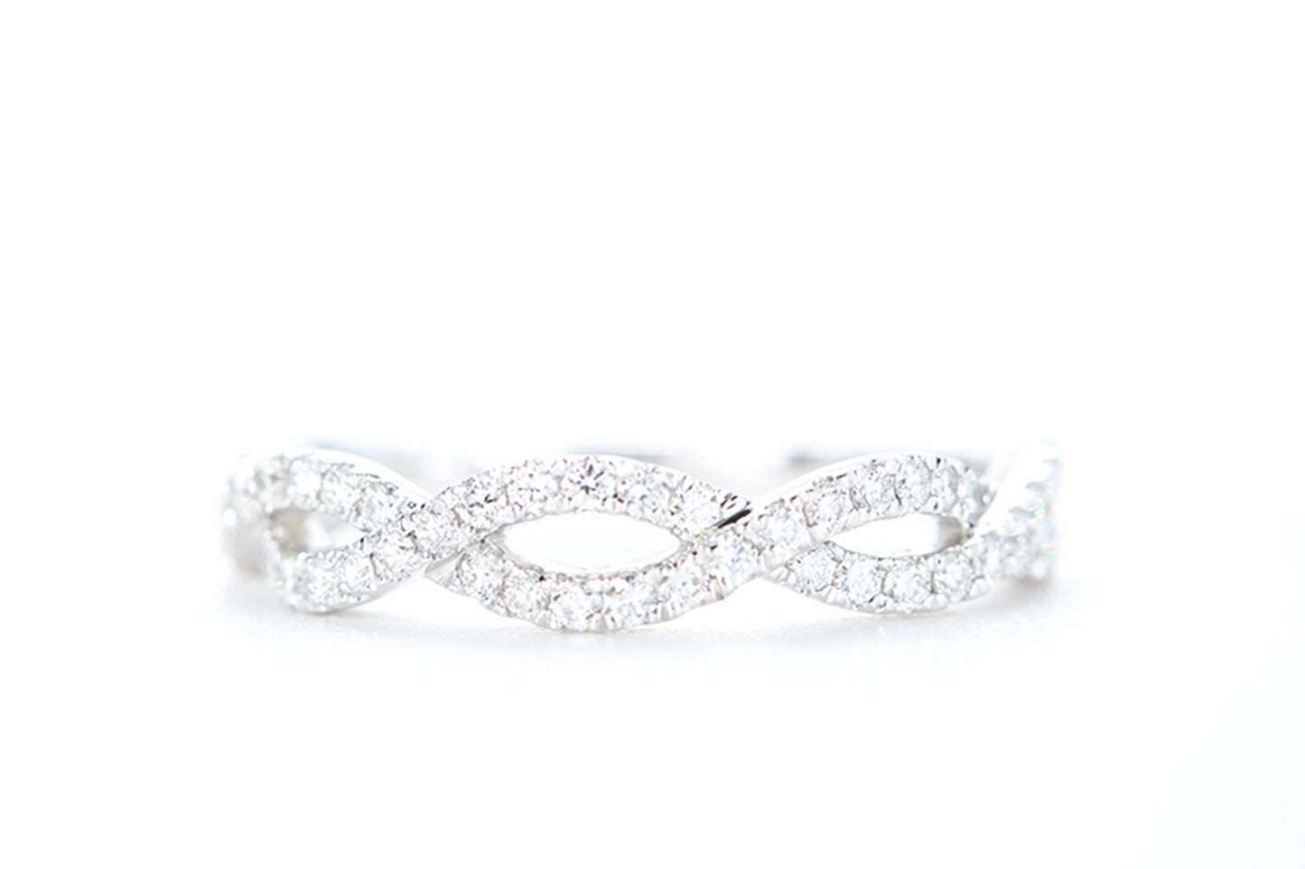 Woven Diamond Ring