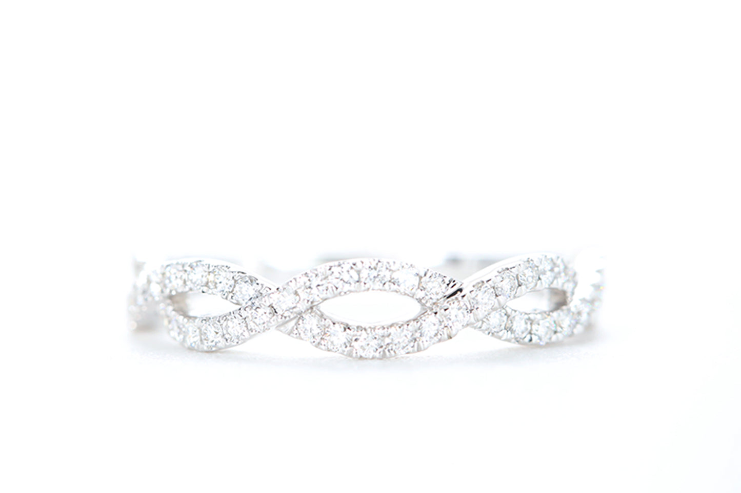 Woven Diamond Ring