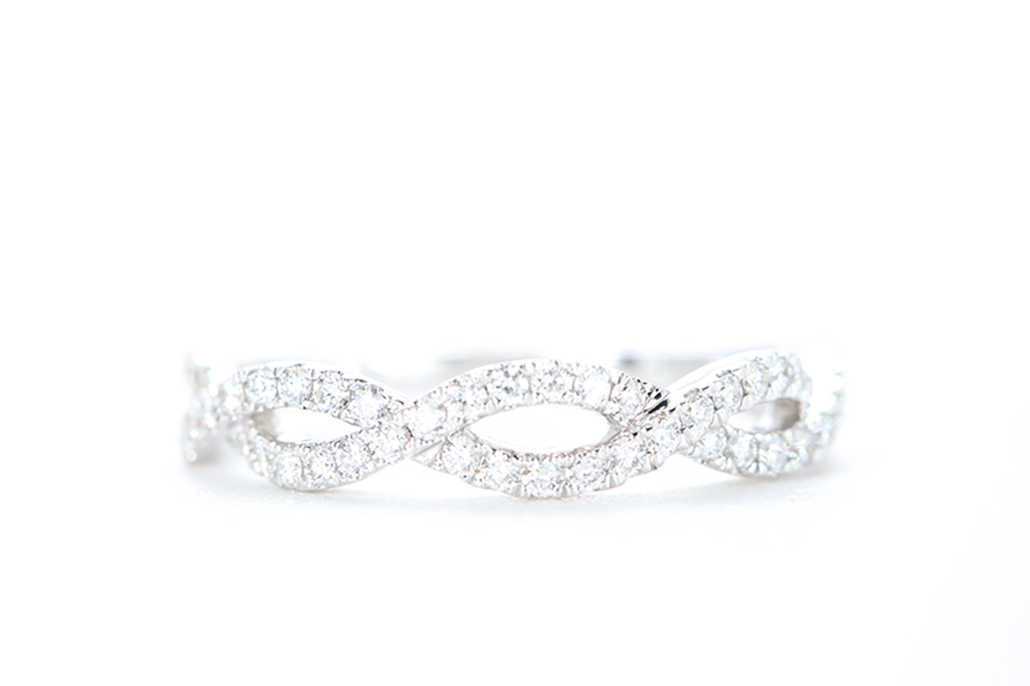 Woven Diamond Ring