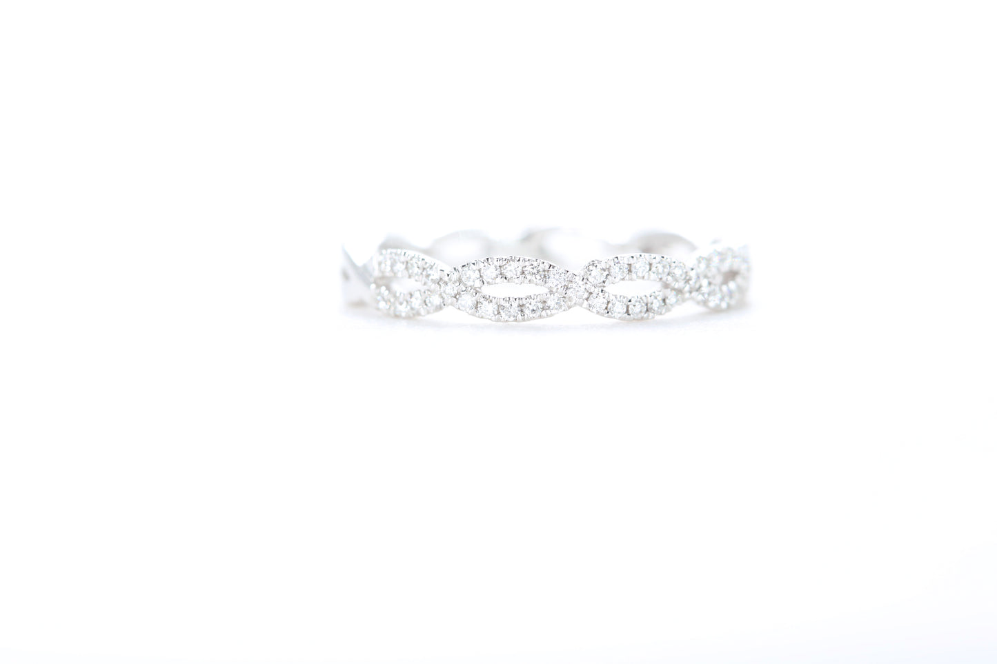 Woven Diamond Ring
