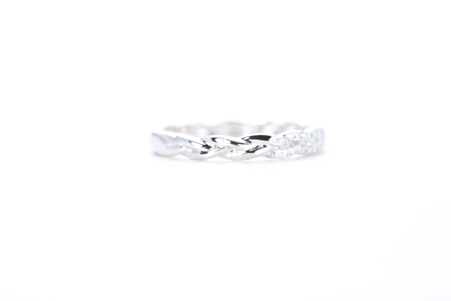 Load image into Gallery viewer, Woven Diamond Ring 1/5 Carat
