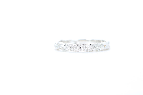 Load image into Gallery viewer, Woven Diamond Ring 1/5 Carat
