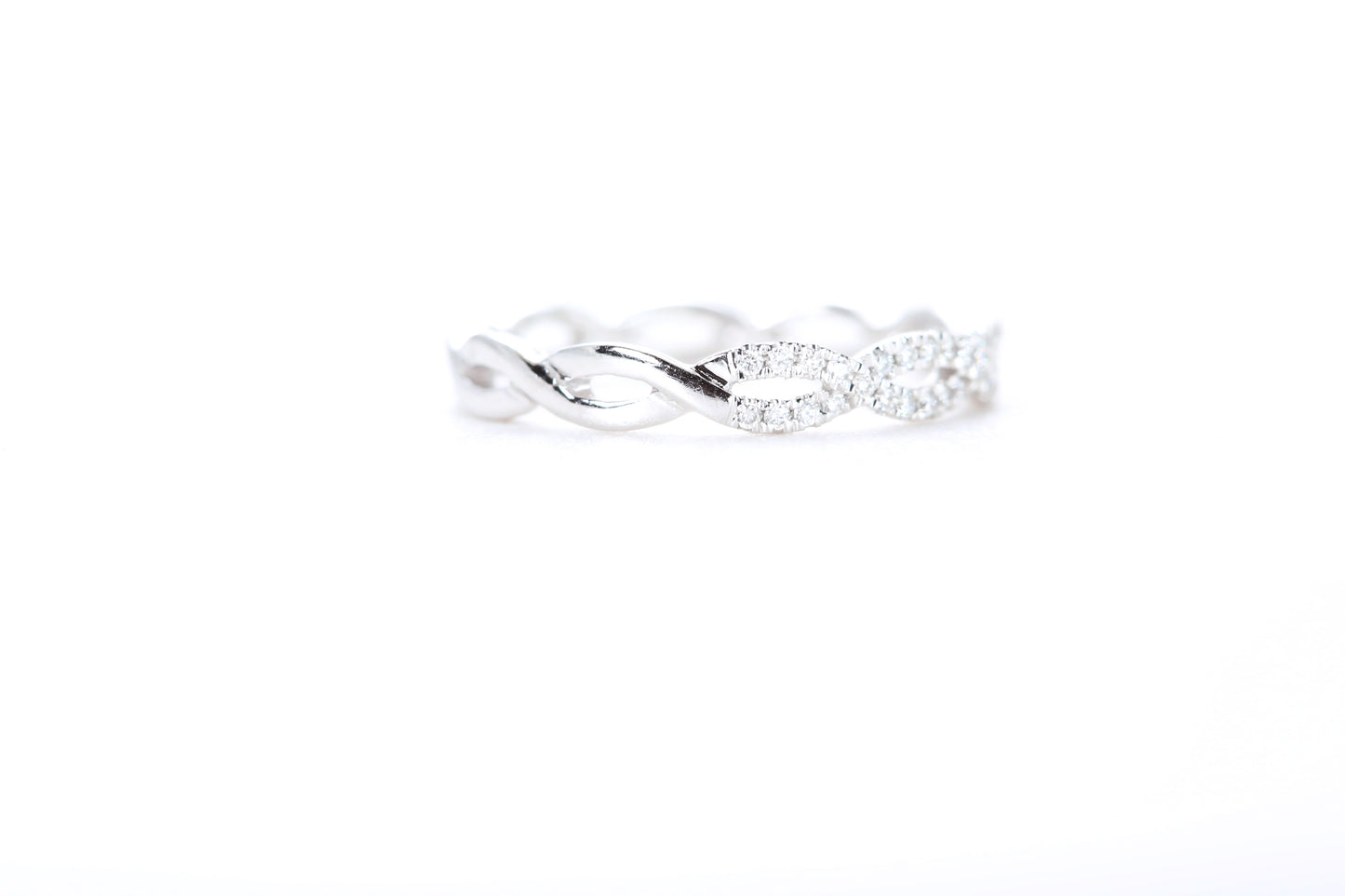 Woven Diamond Ring