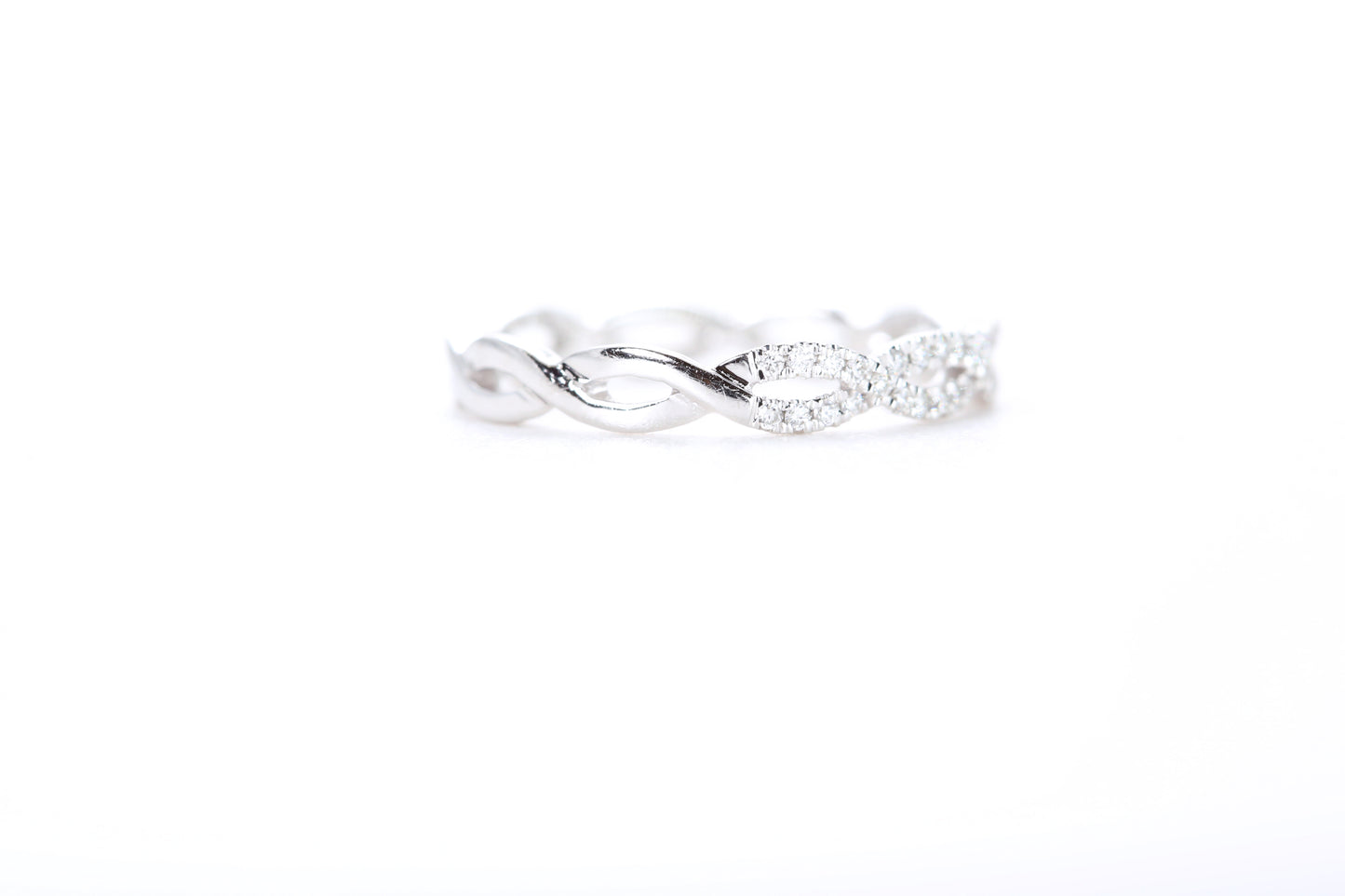 Woven Diamond Ring