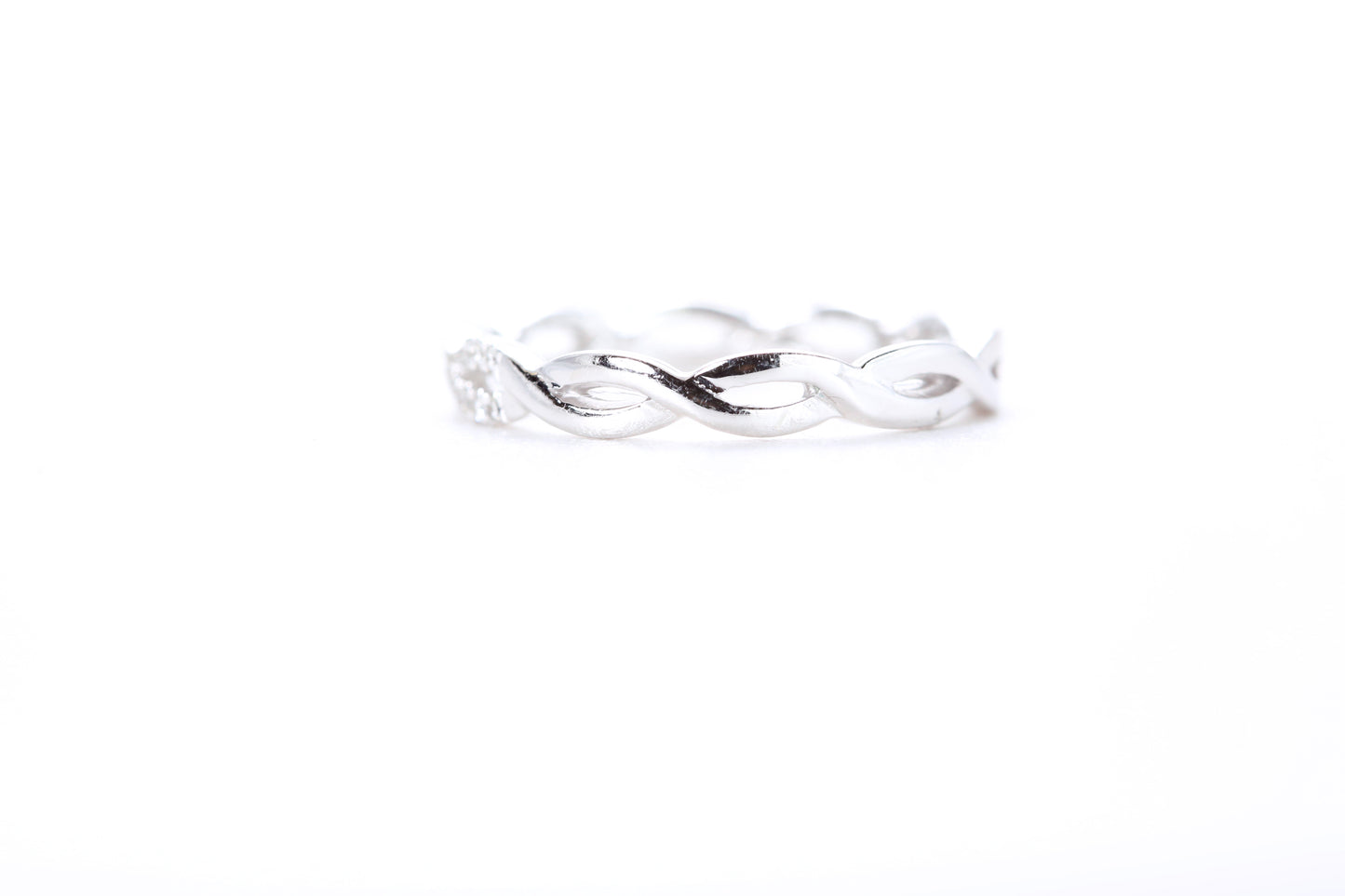 Woven Diamond Ring