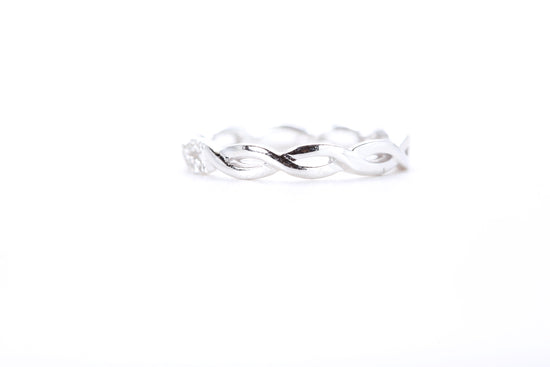 Woven Diamond Ring