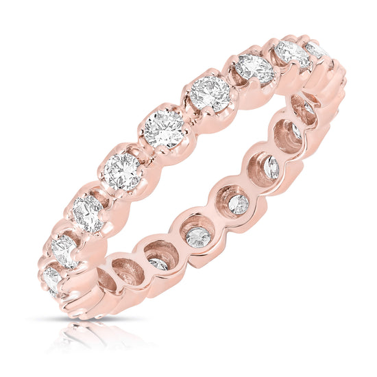 Load image into Gallery viewer, PREMIER 1 CT BUTTERCUP ETERNITY BAND
