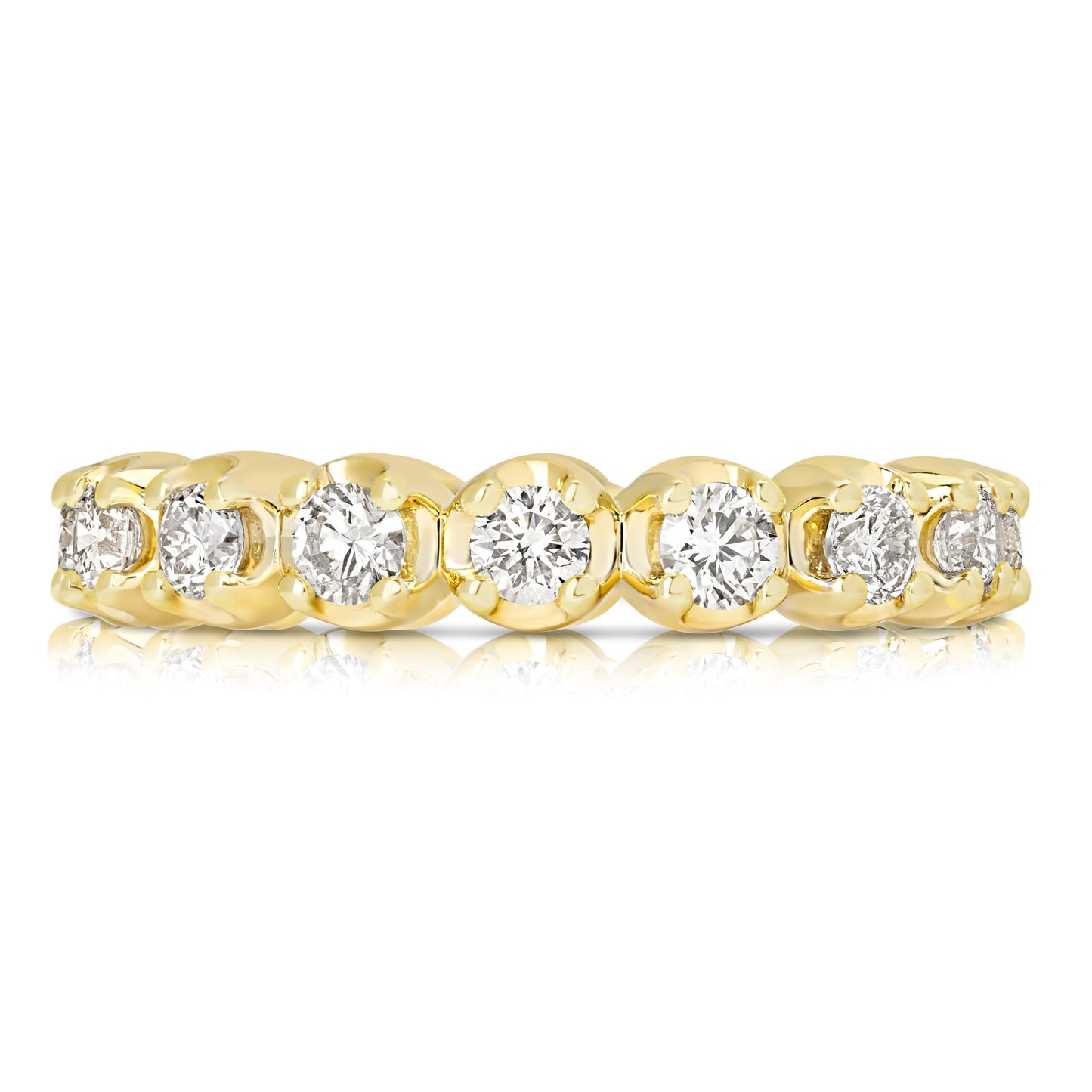 Load image into Gallery viewer, PREMIER 1 1/2 CT BUTTERCUP ETERNITY BAND
