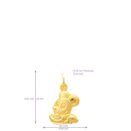 Load image into Gallery viewer, Mini Rat Pendant
