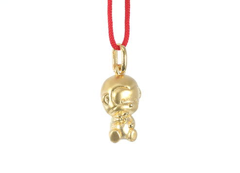 24K Gold Monkey Pendant