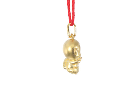 24K Gold Monkey Pendant